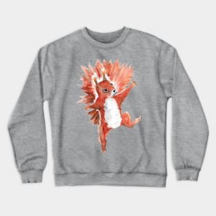 Dancing away, Squirrel Crewneck Sweatshirt